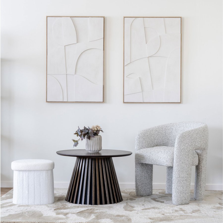 Miami Rektangelformet Tæppe Sandfarvet Polyester Fra