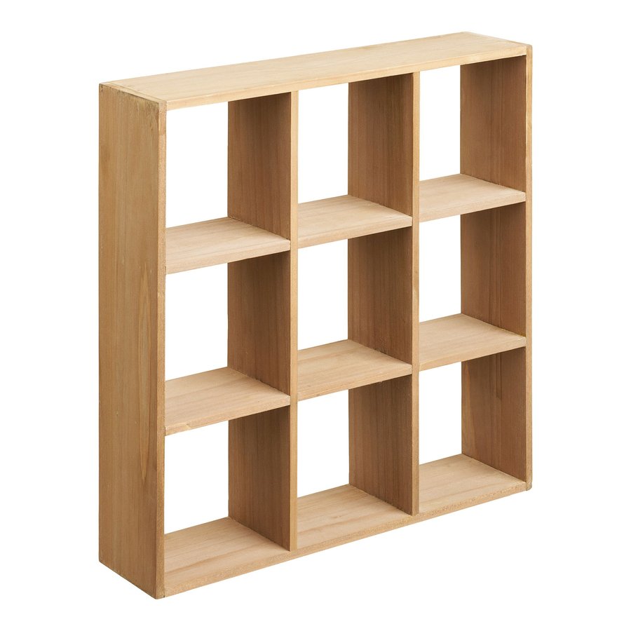 Moss Væghylde Natur Fyrretræ L10Xb46Xh46 Cm