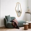 Mykonos Daybed Grøn Chenille Metalben L175Xb88Xh85Cm