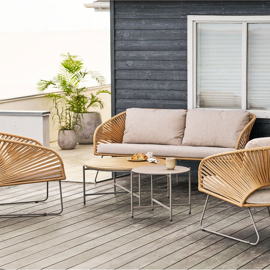 Novella Loungesæt I Sand Inkl. Beige