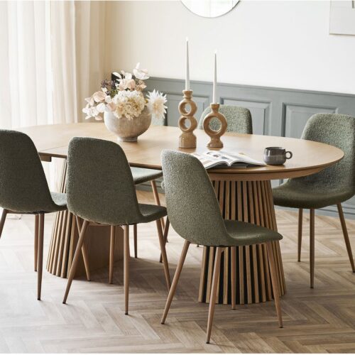 Osaka Spisebordssæt Egefiner Stockholm Stole Mørkegrøn