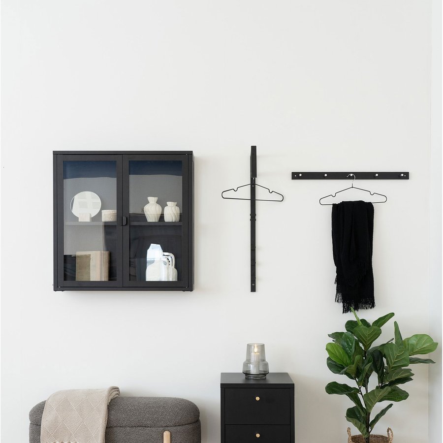 Padova Knagerække I Sort Træ Fra