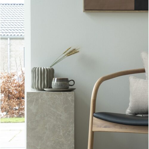 Prague Hjørnebord I Marmor Look Beige