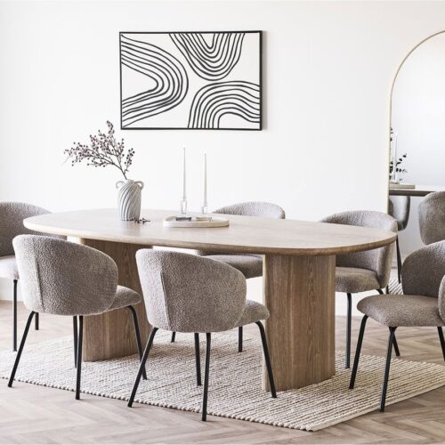 Serra Spisebord I Naturfarvet Mdf Og