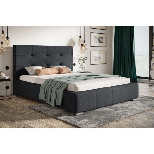 Superior Model 5 Polstret Sengeramme Med Opbevaring Fra CozyQuilt Sleep | Håndlaves i Møbelstof, Fløjl, Velour & Læder