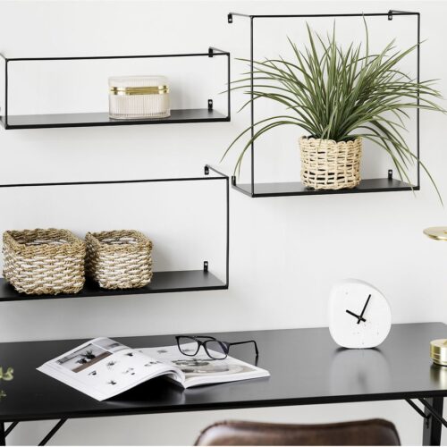 Ulmo Væghylde I Sort Stål |