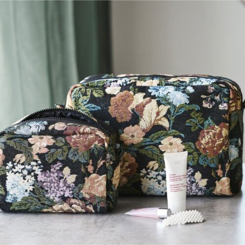 Zoe Toilettaske Sæt Sort Mix Polyester