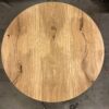 Silkeborg Rundt Snedker Spisebord i Massiv Egetræ Mat Lak fra Unique Handmade Furniture | Ø120 - Ø180 | Flere Planker Limet Sammen 4