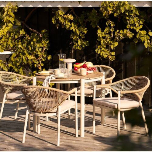 Abela Spisebord Sand Natur Ø90Xh74Cm