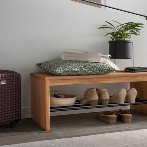 BENCH COLON 120 CM. w/TUBES. BEECH OIL.810107-82 - Billede 1