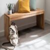 BENCH COLON 82 CM. OAK OIL.810112-92 - Billede 1