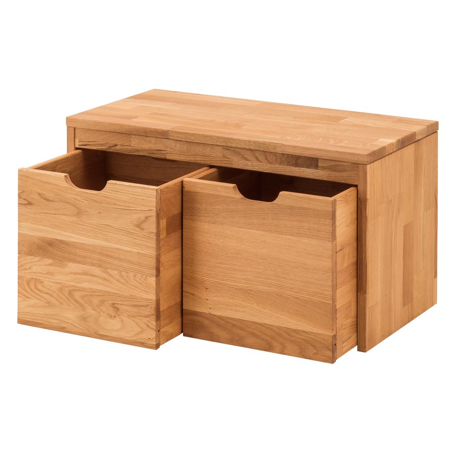 BENCH COLON w/2 DRW. OAK OIL.810102-92 - Billede 5