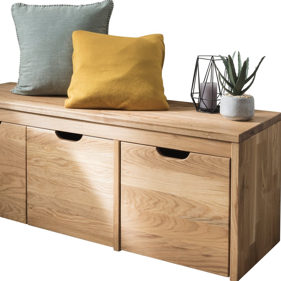 BENCH COLON w/3 DRW. OAK OIL. 810103-92 - Billede 1