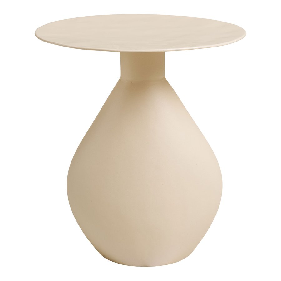 Calais Hjørnebord Off White Ø36Xh40Cm