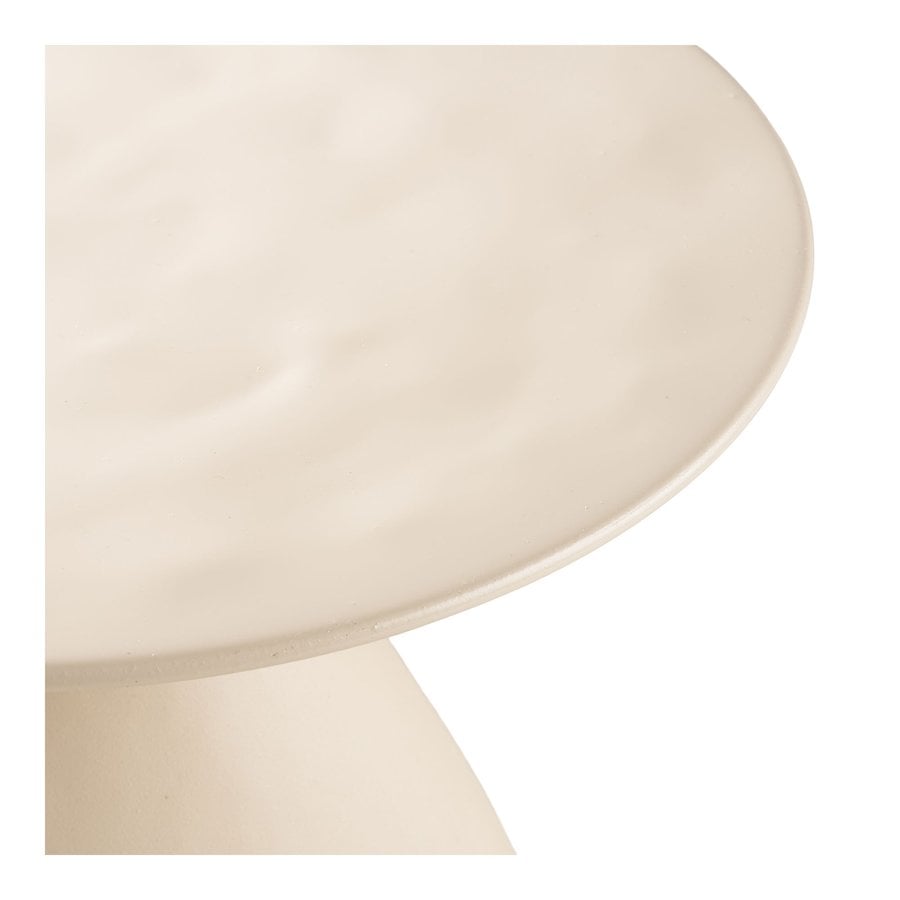 Calais Hjørnebord Off White Ø36Xh50Cm