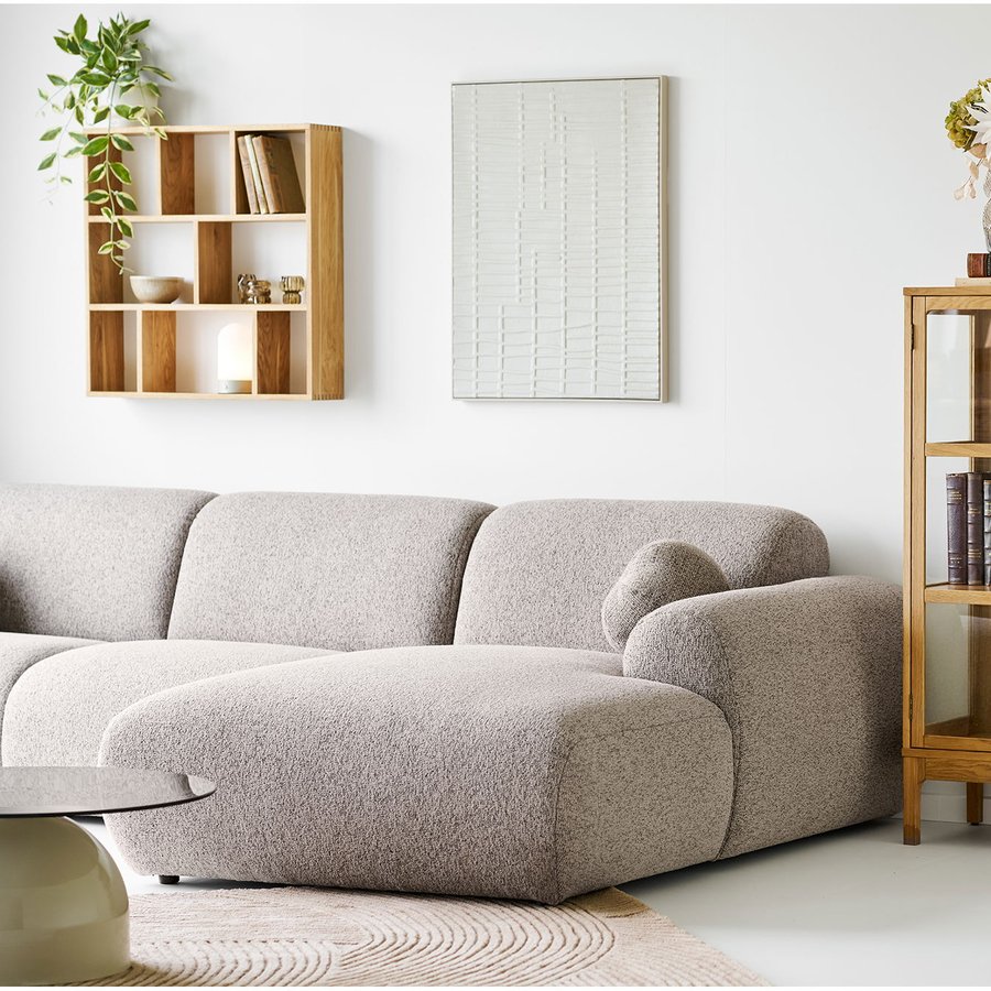 Clyde Loungesofa Sten Grå