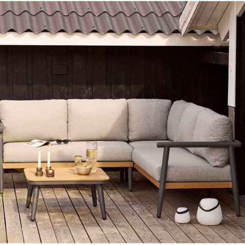 Comillas Hjørne Loungesæt Gråbeige Sæt