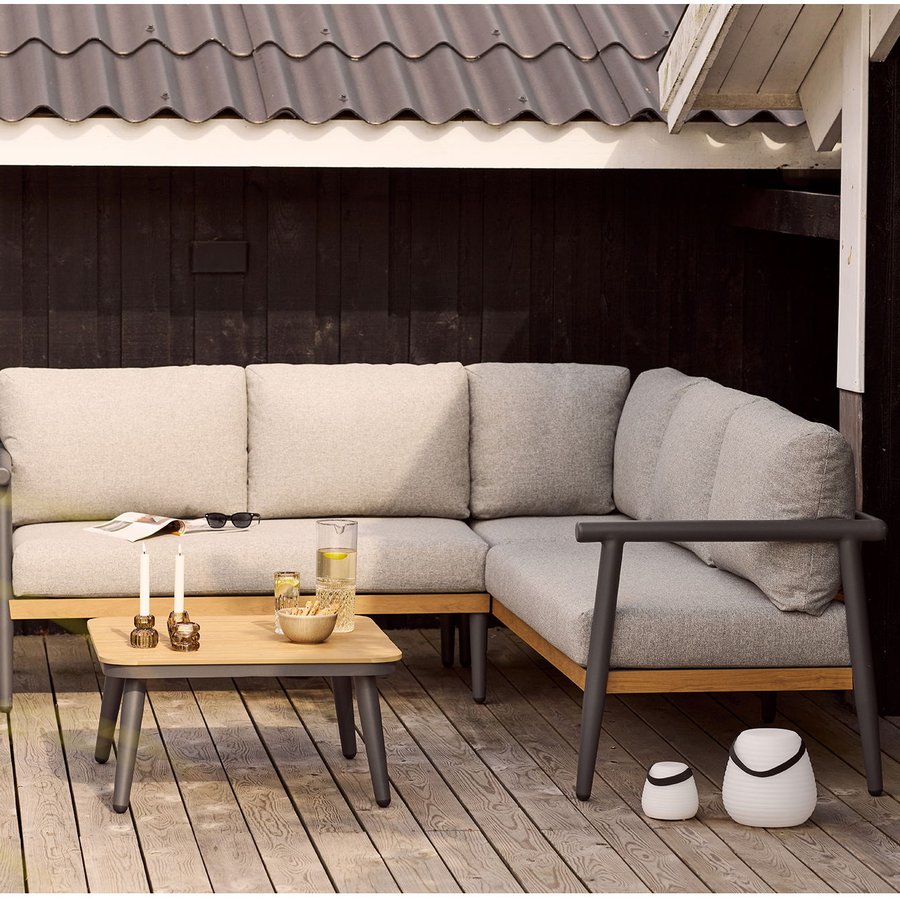 Comillas Hjørne Loungesæt Gråbeige Sæt