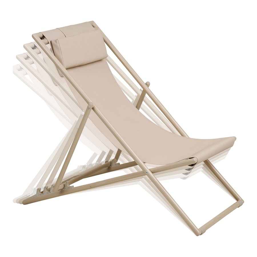 Curtis Strandstol Taupe