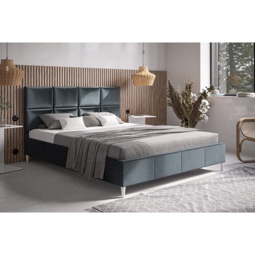 Lux Model 1 Polstret Sengeramme Med Opbevaring Fra CozyQuilt Sleep | Håndlaves i Møbelstof, Fløjl, Velour & Læder - Billede 5