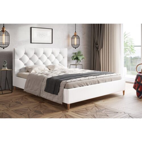 Lux Model 6 Polstret Sengeramme Med Opbevaring Fra CozyQuilt Sleep | Håndlaves i Møbelstof, Fløjl, Velour & Læder - Billede 4