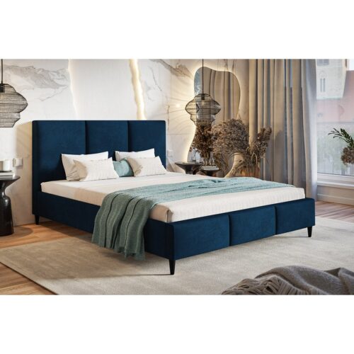 Lux Model 7 Polstret Sengeramme Med Opbevaring Fra CozyQuilt Sleep | Håndlaves i Møbelstof, Fløjl, Velour & Læder - Billede 5