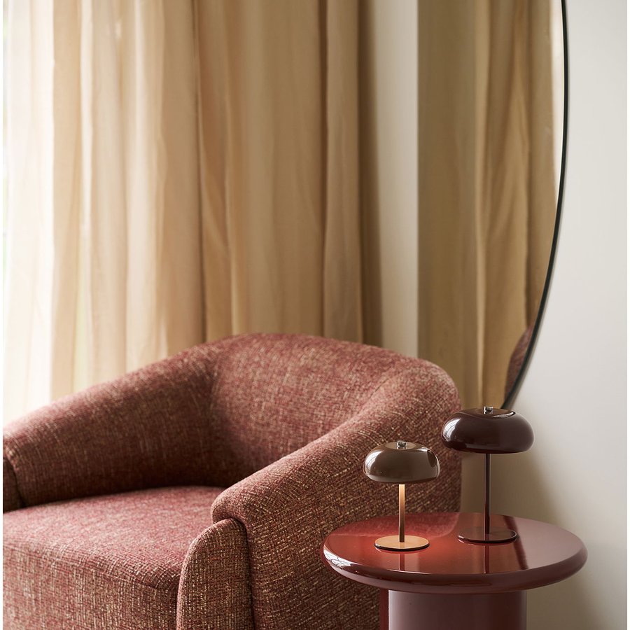 Margate Bordlampe Bordeaux Ø16Xh23Cm