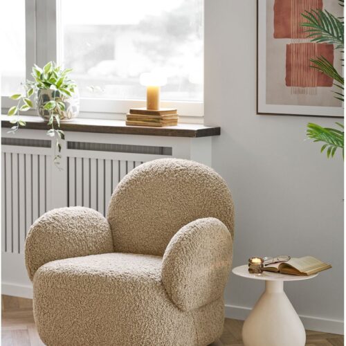 Messina Loungestol Lysebrun