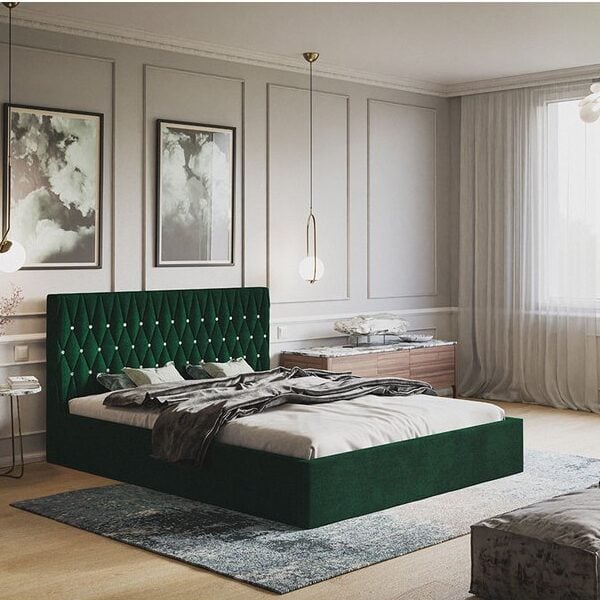 miljoe-gold-model-3-polstret-sengeramme-med-opbevaring-fra-cozyquilt-sleep-hn-5 Gold Model 3 Polstret Sengeramme Med Opbevaring Fra CozyQuilt Sleep | Håndlaves i Møbelstof, Fløjl, Velour & Læder - Billede 5
