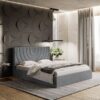 Gold Model 6 Polstret Sengeramme Med Opbevaring Fra CozyQuilt Sleep | Håndlaves i Møbelstof, Fløjl, Velour & Læder - Billede 4