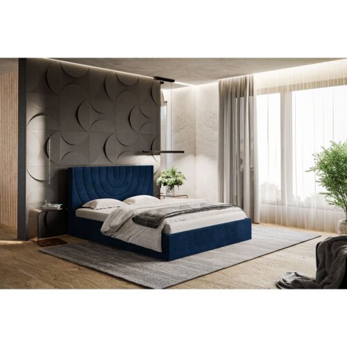 Gold Model 6 Polstret Sengeramme Med Opbevaring Fra CozyQuilt Sleep | Håndlaves i Møbelstof, Fløjl, Velour & Læder - Billede 5