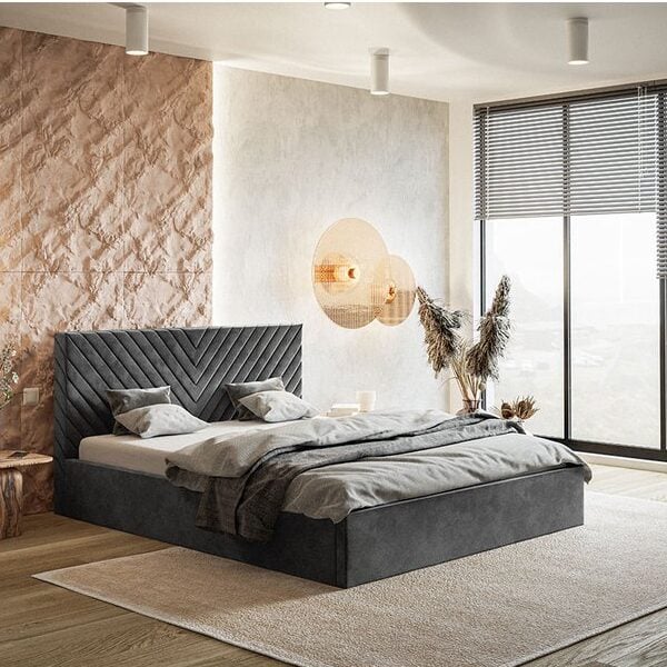miljoe-gold-model-8-polstret-sengeramme-med-opbevaring-fra-cozyquilt-sleep-hn-1 Gold Model 8 Polstret Sengeramme Med Opbevaring Fra CozyQuilt Sleep | Håndlaves i Møbelstof, Fløjl, Velour & Læder - Billede 1