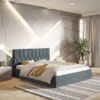 miljoe-gold-model-9-polstret-sengeramme-med-opbevaring-fra-cozyquilt-sleep-hn-4 Gold Model 9 Polstret Sengeramme Med Opbevaring Fra CozyQuilt Sleep | Håndlaves i Møbelstof, Fløjl, Velour & Læder - Billede 4