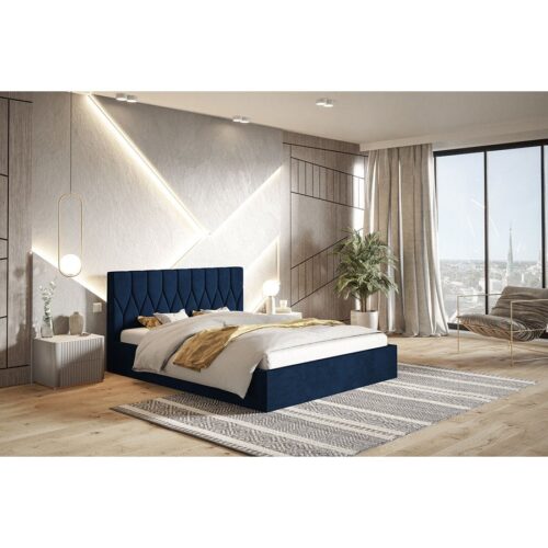 Gold Model 9 Polstret Sengeramme Med Opbevaring Fra CozyQuilt Sleep | Håndlaves i Møbelstof, Fløjl, Velour & Læder - Billede 5