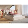 Premium Model 2 Polstret Sengeramme Med Opbevaring Fra CozyQuilt Sleep | Håndlaves i Møbelstof, Fløjl, Velour & Læder - Billede 1