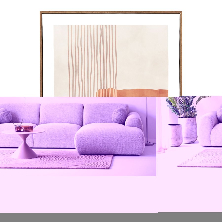 mina-lrredsprint-i-beigebrun-fra-house-nordic-50x70cm-4991015-3 Mina Lærredsprint Beige Brun