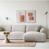 mina-lrredsprint-i-beigebrun-fra-house-nordic-50x70cm-4991016-3 Mina Lærredsprint Beige Brun