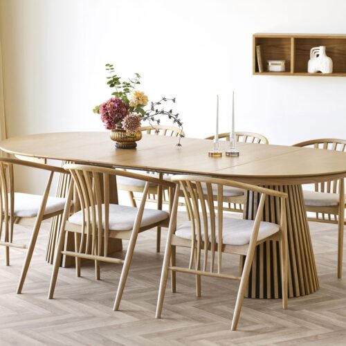 Osaka Agustin Spisebordssæt Eg Natur Sæt