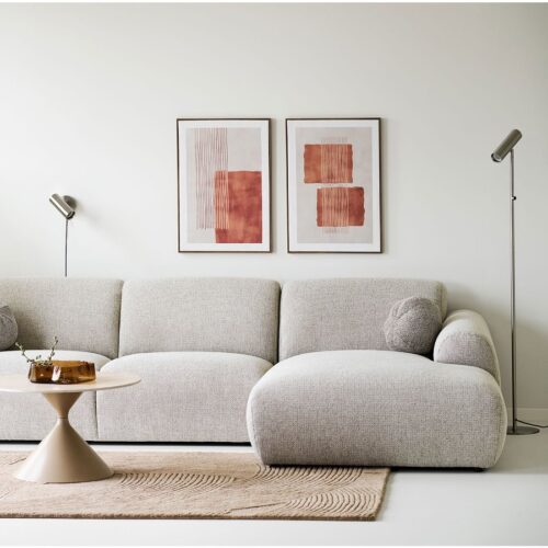 Paris Gulvlampe Sølv