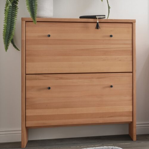 SHOE CABINET COLON w/2 FLAPS. BEECH OIL.810302-82 - Billede 3