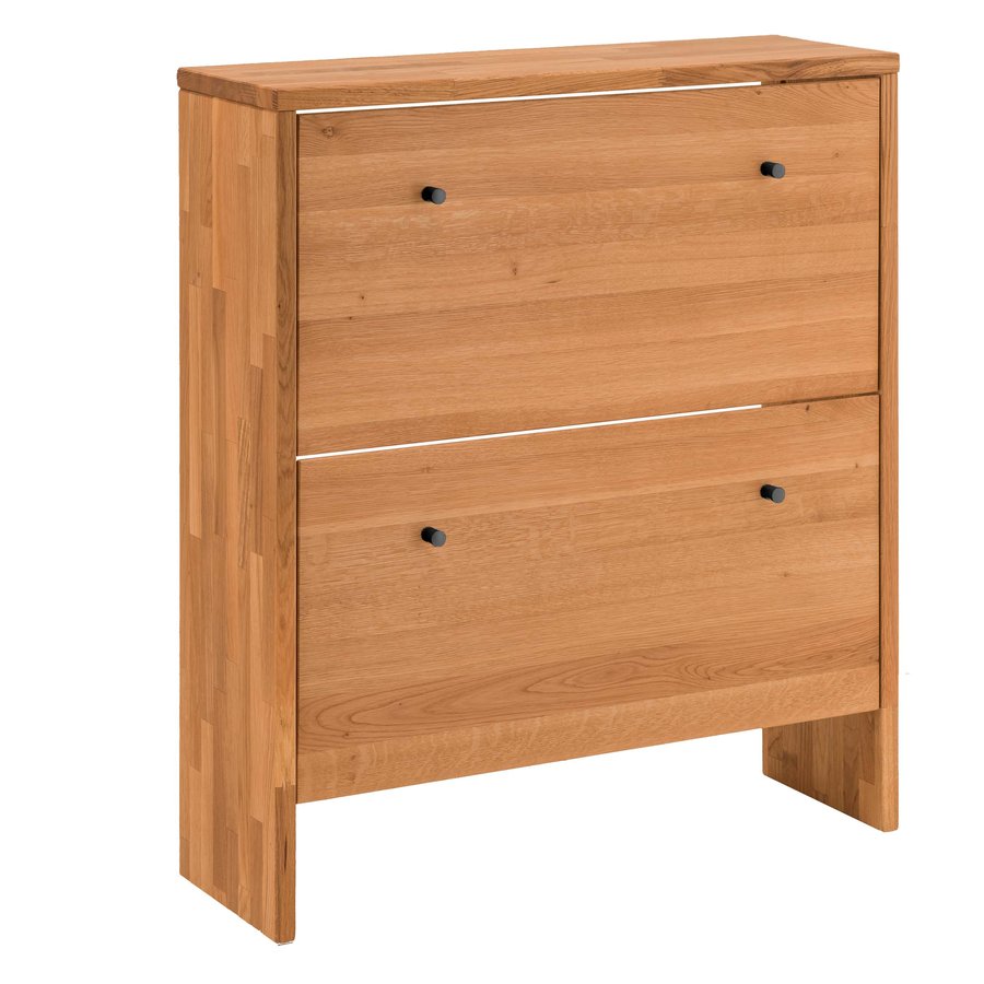 SHOE CABINET COLON w/2 FLAPS. OAK OIL.810302-92 - Billede 1