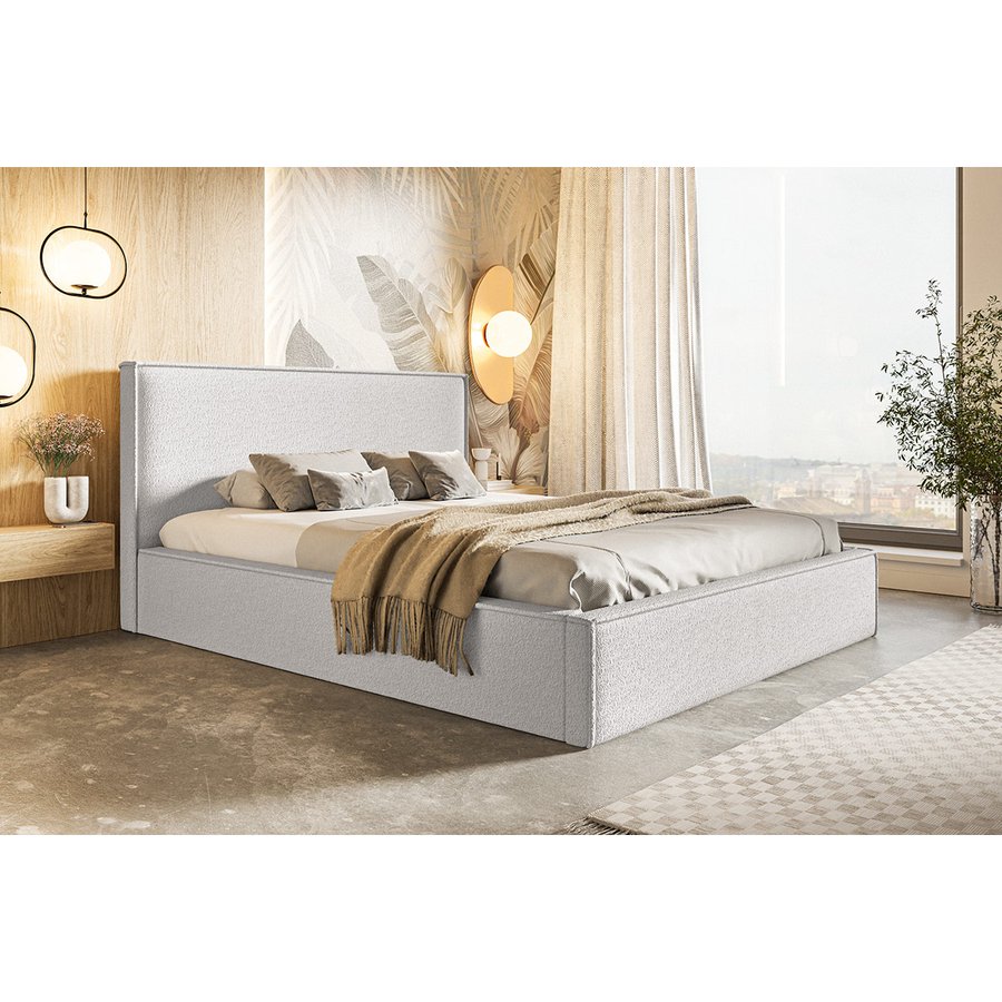 Slim Model 13 Polstret Sengeramme Med Opbevaring Fra CozyQuilt Sleep | Håndlaves i Møbelstof, Fløjl, Velour & Læder - Billede 3