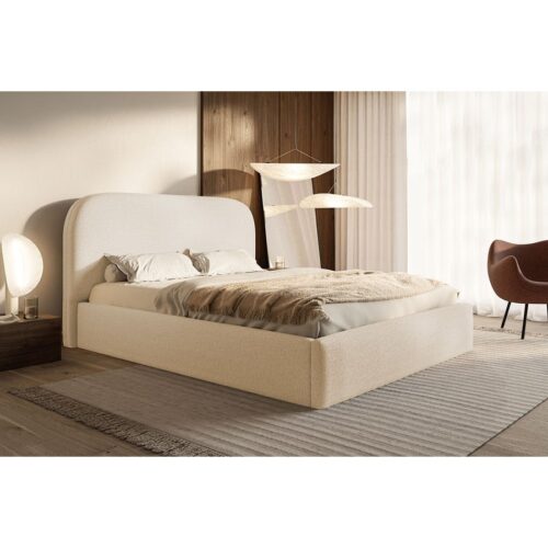 Slim Model 15 Polstret Sengeramme Med Opbevaring Fra CozyQuilt Sleep | Håndlaves i Møbelstof, Fløjl, Velour & Læder - Billede 2