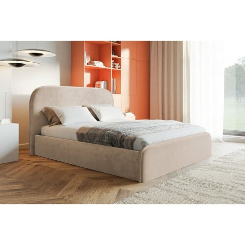 Slim Model 16 Polstret Sengeramme Med Opbevaring Fra CozyQuilt Sleep | Håndlaves i Møbelstof, Fløjl, Velour & Læder - Billede 1