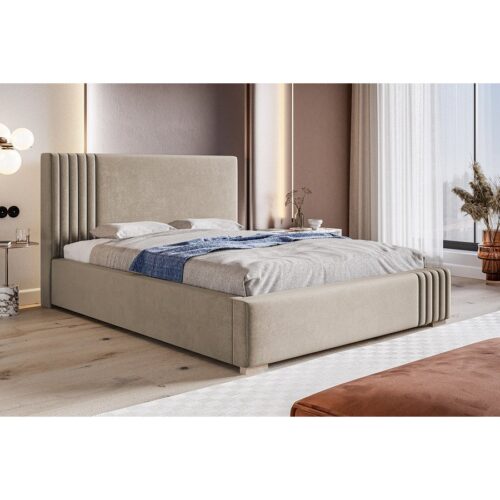 Superior Model 13 Polstret Sengeramme Med Opbevaring Fra CozyQuilt Sleep | Håndlaves i Møbelstof, Fløjl, Velour & Læder