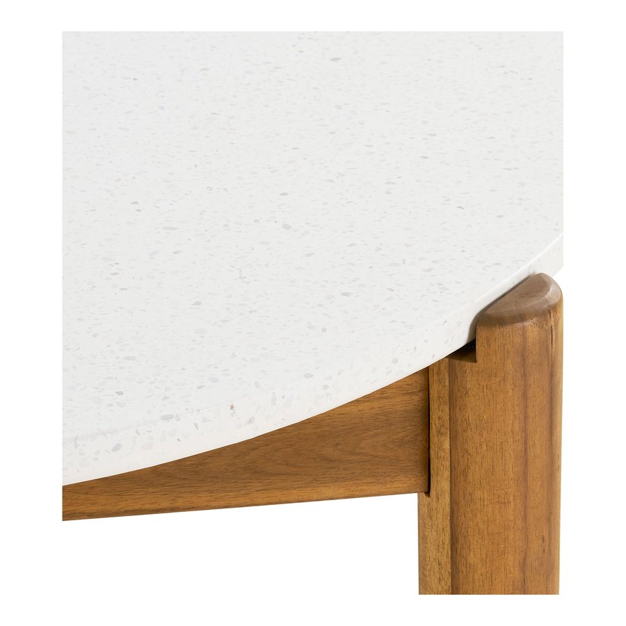 Terracina Spisebord Natur Hvid