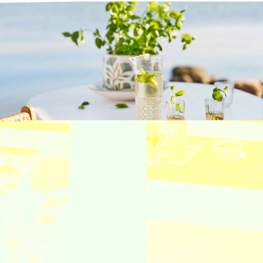 Terracina Spisebord Natur Hvid