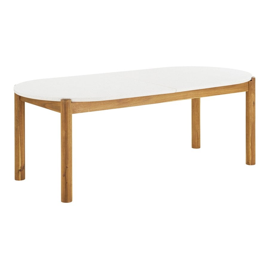 Terracina Spisebord Natur Hvid