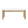 Terracina Spisebord Natur Hvid