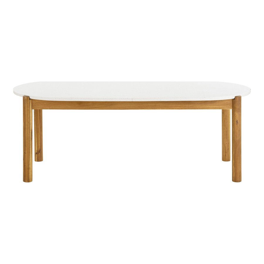Terracina Spisebord Natur Hvid